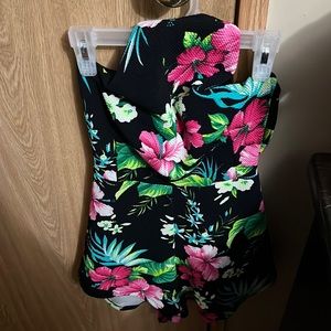 Revamped Strappy Flower Romper